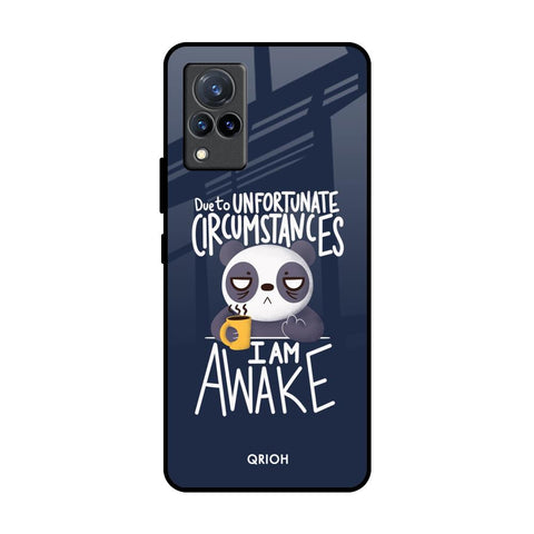 Struggling Panda Glossy Case for Vivo V21
