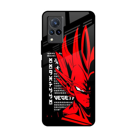 Red Vegeta Glossy Case for Vivo V21