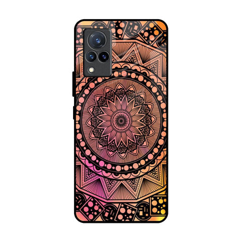 Floral Mandala Glossy Case for Vivo V21