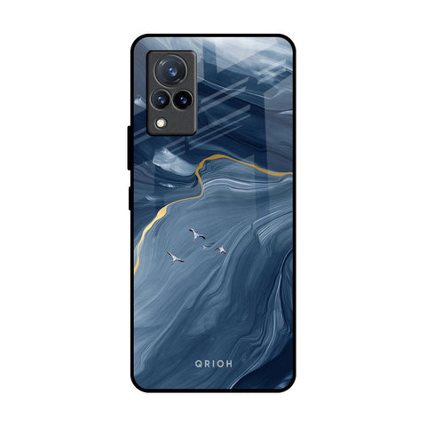Deep Ocean Marble Glossy Case for Vivo V21