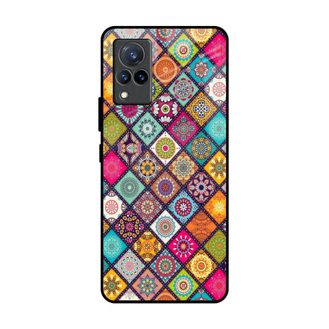 Multicolor Mandala Glossy Case for Vivo V21