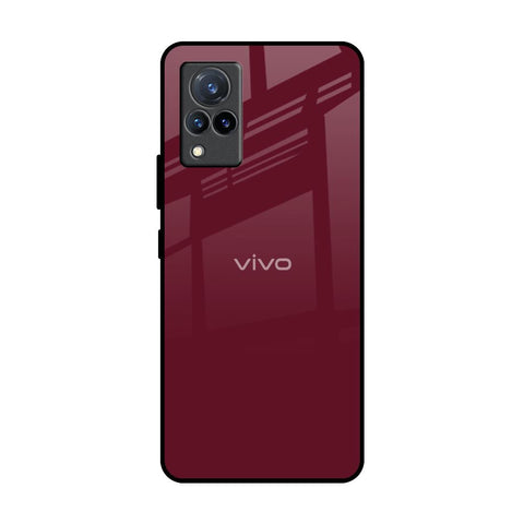 Classic Burgundy Glossy Case for Vivo V21