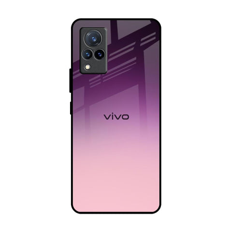 Purple Gradient Glossy case for Vivo V21