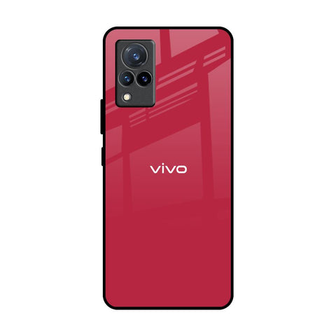 Solo Maroon Glossy case for Vivo V21