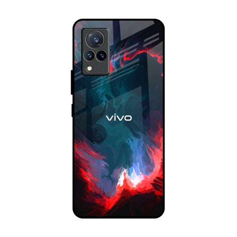 Brush Art Glossy Case For Vivo V21