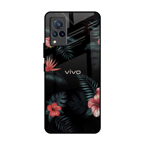 Tropical Art Flower Glossy Case for Vivo V21