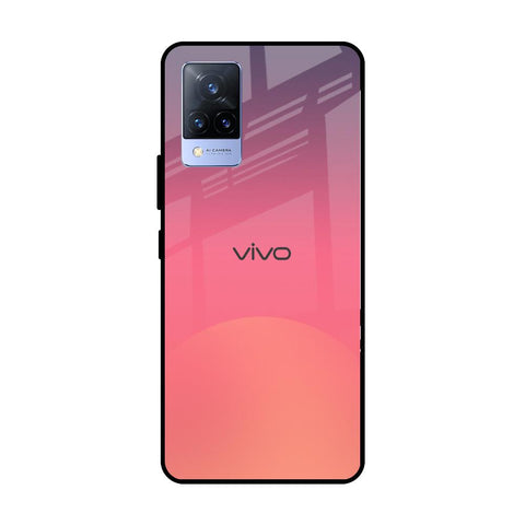Sunset Orange Glossy Case for Vivo V21