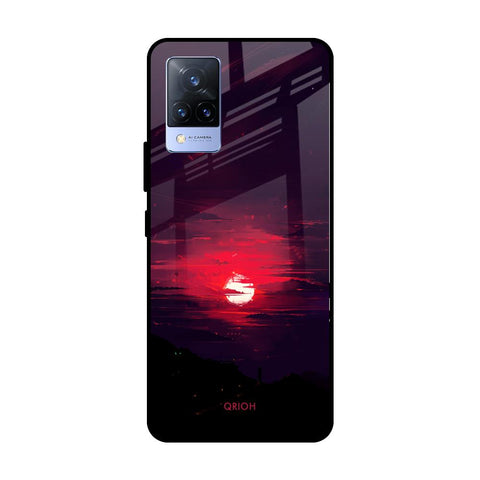 Morning Red Sky Glossy Case For Vivo V21
