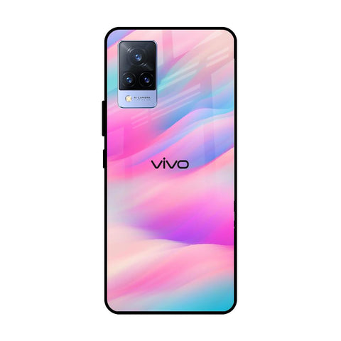 Colorful Waves Glossy case for Vivo V21