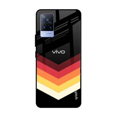 Abstract Arrow Pattern Glossy Case For Vivo V21