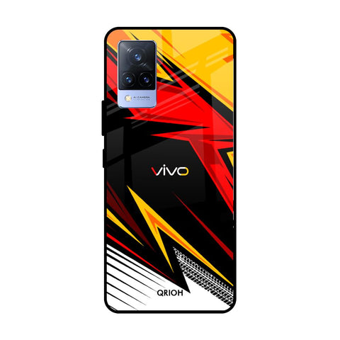 Race Jersey Pattern Glossy Case For Vivo V21