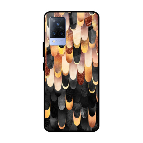 Bronze Abstract Glossy Case for Vivo V21