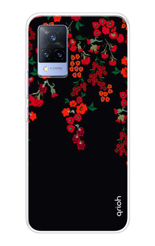 Floral Deco Soft Cover For Vivo V21
