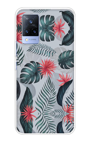 Retro Floral Leaf Soft Cover for Vivo V21