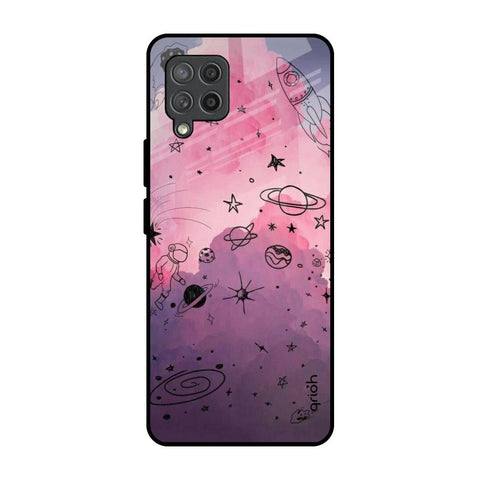 Space Doodles Glossy Case for Samsung Galaxy M42