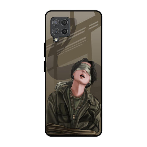 Blind Fold Glossy Case for Samsung Galaxy M42