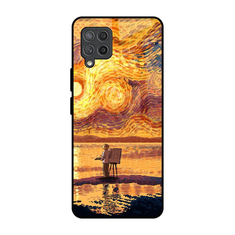 Sunset Vincent Glossy Case for Samsung Galaxy M42