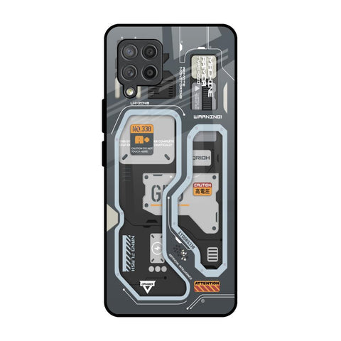 Retro Futuristic Glossy Case for Samsung Galaxy M42