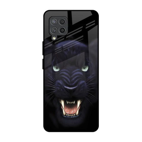 Angry Black Leopard Glossy Case for Samsung Galaxy M42