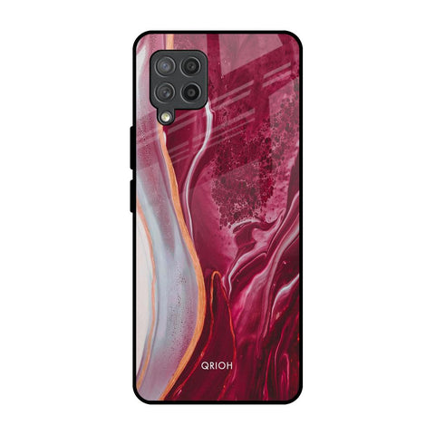 Crimson Ruby Glossy Case for Samsung Galaxy M42