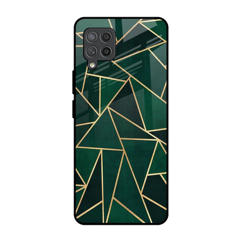 Abstract Green Glossy Case For Samsung Galaxy M42