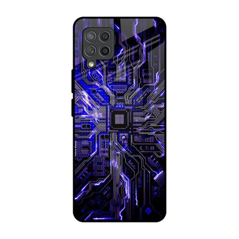 Techno Color Pattern Glossy Case For Samsung Galaxy M42