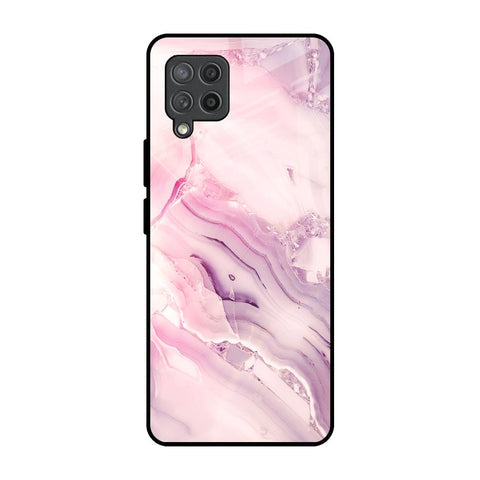 Diamond Pink Gradient Glossy Case For Samsung Galaxy M42