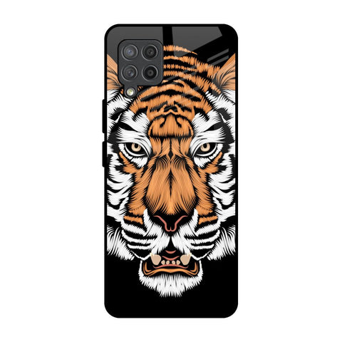 Angry Tiger Glossy Case For Samsung Galaxy M42