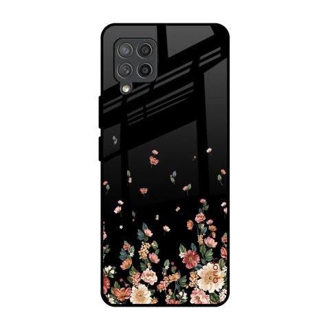 Floating Floral Print Glossy Case for Samsung Galaxy M42