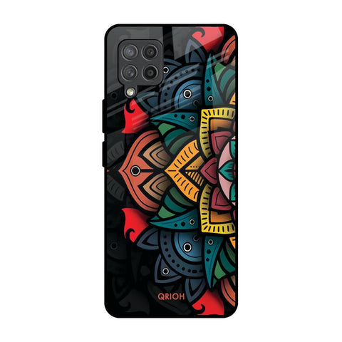 Retro Gorgeous Flower Glossy Case for Samsung Galaxy M42