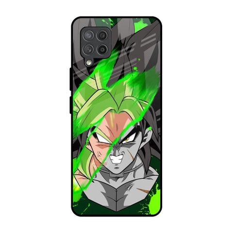 Anime Green Splash Glossy Case for Samsung Galaxy M42