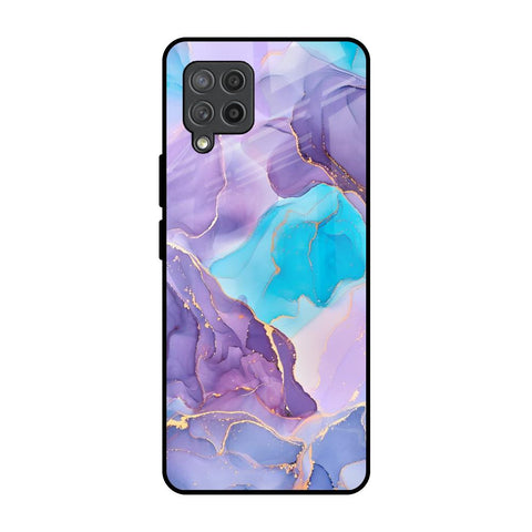 Alcohol ink Marble Glossy Case for Samsung Galaxy M42