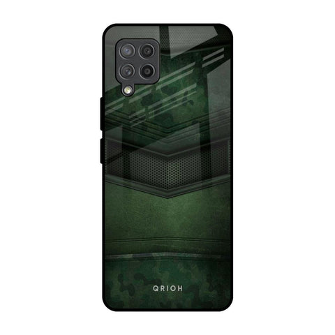 Green Leather Glossy Case for Samsung Galaxy M42