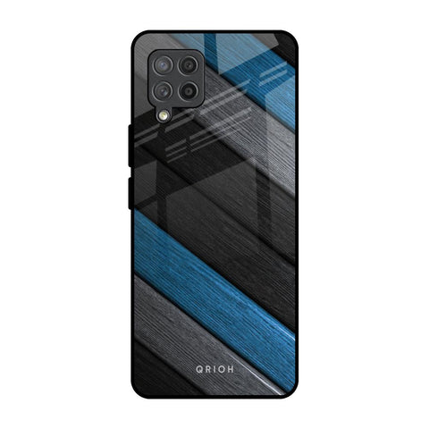 Multicolor Wooden Effect Glossy Case for Samsung Galaxy M42