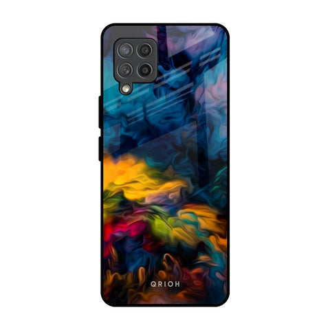 Multicolor Oil Painting Glossy Case for Samsung Galaxy M42