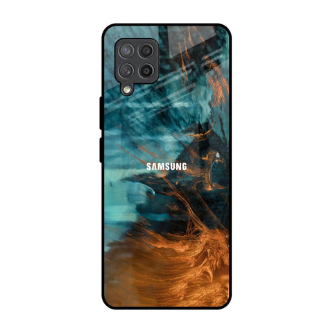 Golden Splash Glossy Case for Samsung Galaxy M42