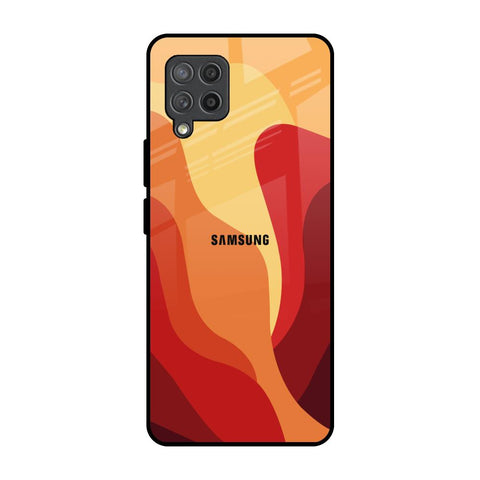 Magma Color Pattern Glossy Case for Samsung Galaxy M42