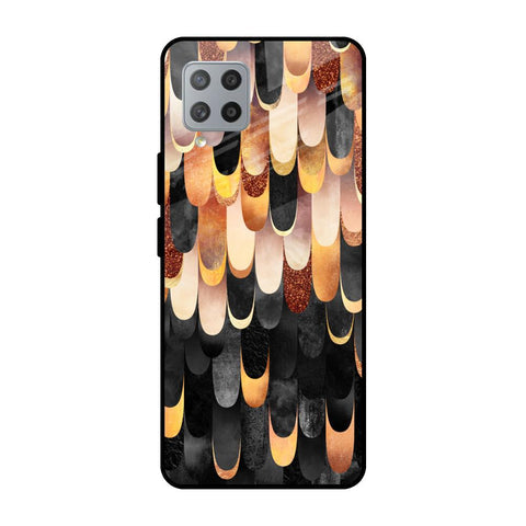 Bronze Abstract Glossy Case for Samsung Galaxy M42
