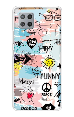 Happy Doodle Soft Cover for Samsung Galaxy M42