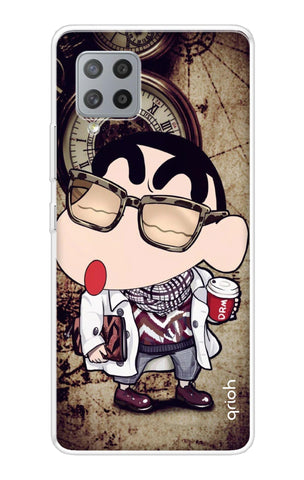 Nerdy Shinchan Soft Cover for Samsung Galaxy M42