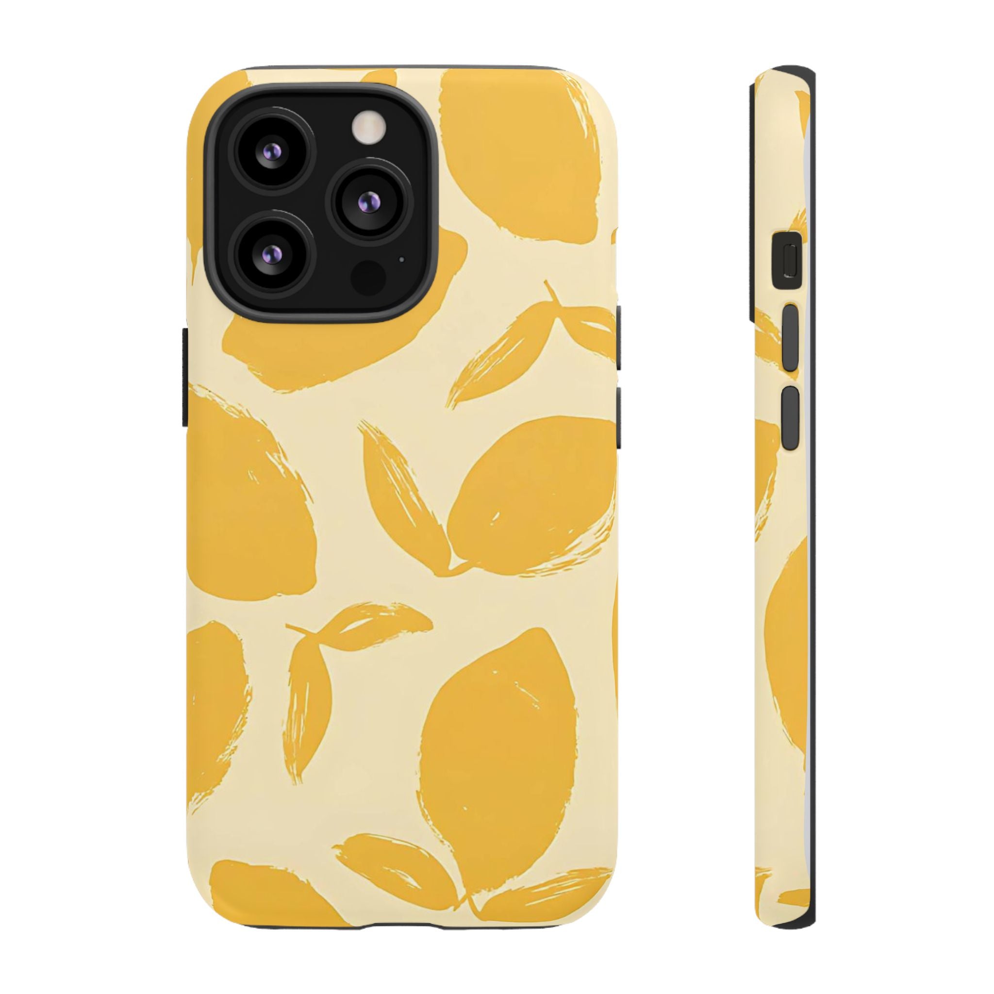 Citrus Glow Premium Tough Shining Phone Case (Double Layer) Available For All iPhone Models