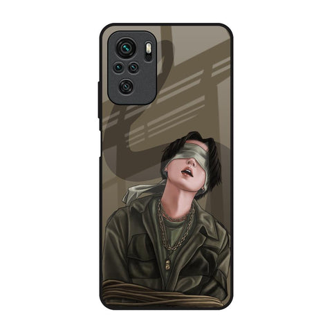 Blind Fold Glossy Case for Redmi Note 10S