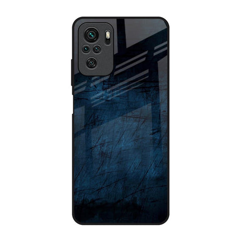 Dark Blue Grunge Glossy Case for Redmi Note 10S