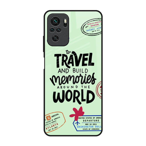 Travel Stamps Glossy Case for Redmi Note 10S