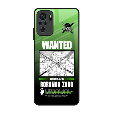 Zoro Wanted Glossy Case for Redmi Note 10S