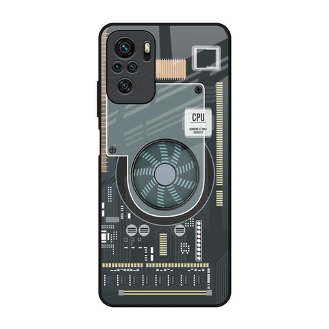 Motherboard Circuit Glossy Case for Redmi Note 10S