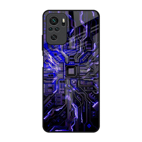 Techno Color Pattern Glossy Case For Redmi Note 10S