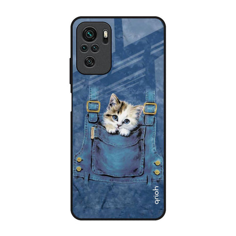 Kitty In Pocket Glossy Case For Redmi Note 10S