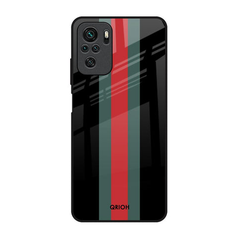 Vertical Stripes Glossy Case for Redmi Note 10S
