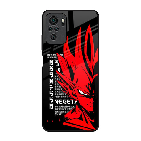 Red Vegeta Glossy Case for Redmi Note 10S